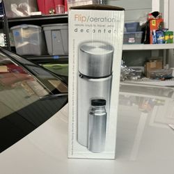 Wine Flip Canteen Aerator Flip Aeration Decanter Aerator Silver High-wave Case