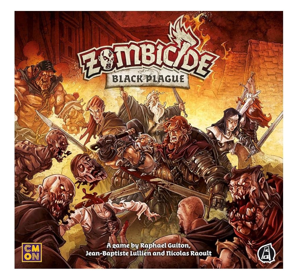 Zombicide Black Plague Board Game (Base) | Strategy Board Game | Cooperative Board Game for Teens and Adults | Zombie Board Game | Ages 14+ | 1-6 Play