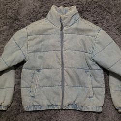 Puffer Jean Jacket
