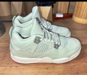 Nike Air Jordan 4 Retro Seafoam Sail Preschool's shoes (3Y)