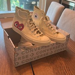 Brand New Converse x Play Comme Des Garçon Chuck 70 Size 10