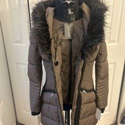 Nordstrom noize Women’s Fur Parka Jacket
