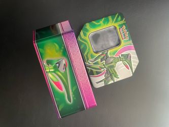 empty Pokémon TCG Paradox Destinies: Raging Bolt ex Tin