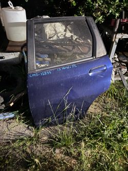 Honda Fit driver rear door