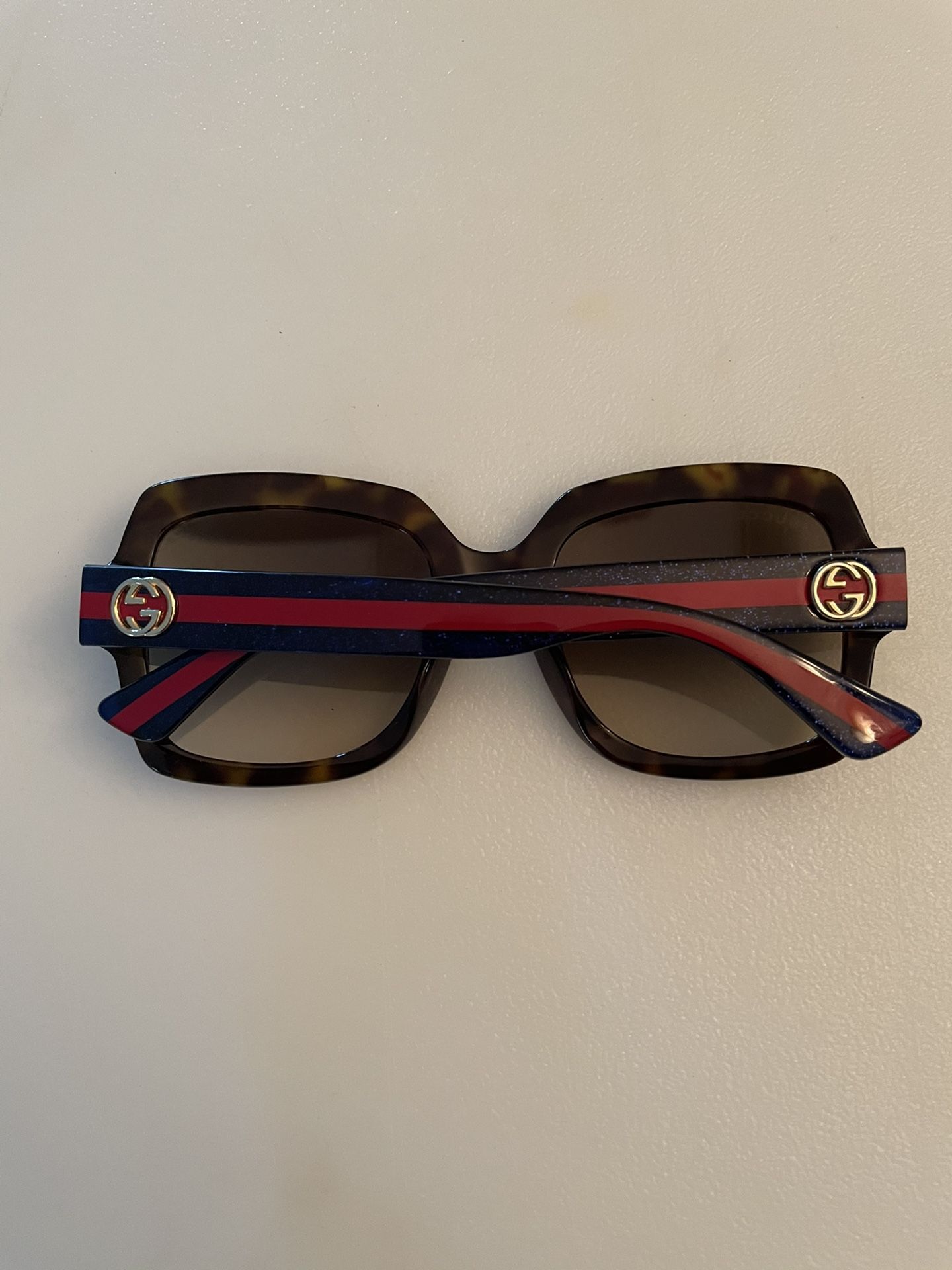 Gucci Red and Blue Sunglasses