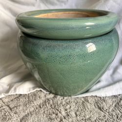 Gorgeous Teal Colored African Violet Duel Pot