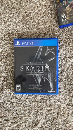 Skyrim special edition for PS4