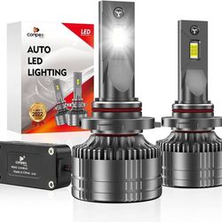 new 9005/HB3 Led Headlight Bulbs, 80W 12000 Lumens HID Conversion Kit, 9005 Low Beam Hb3 High Beam 6500K Cool White LED Headlight Conversion Kit IP68