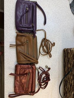 3 clutches/purses