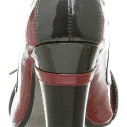 Naughty monkey red and black heel