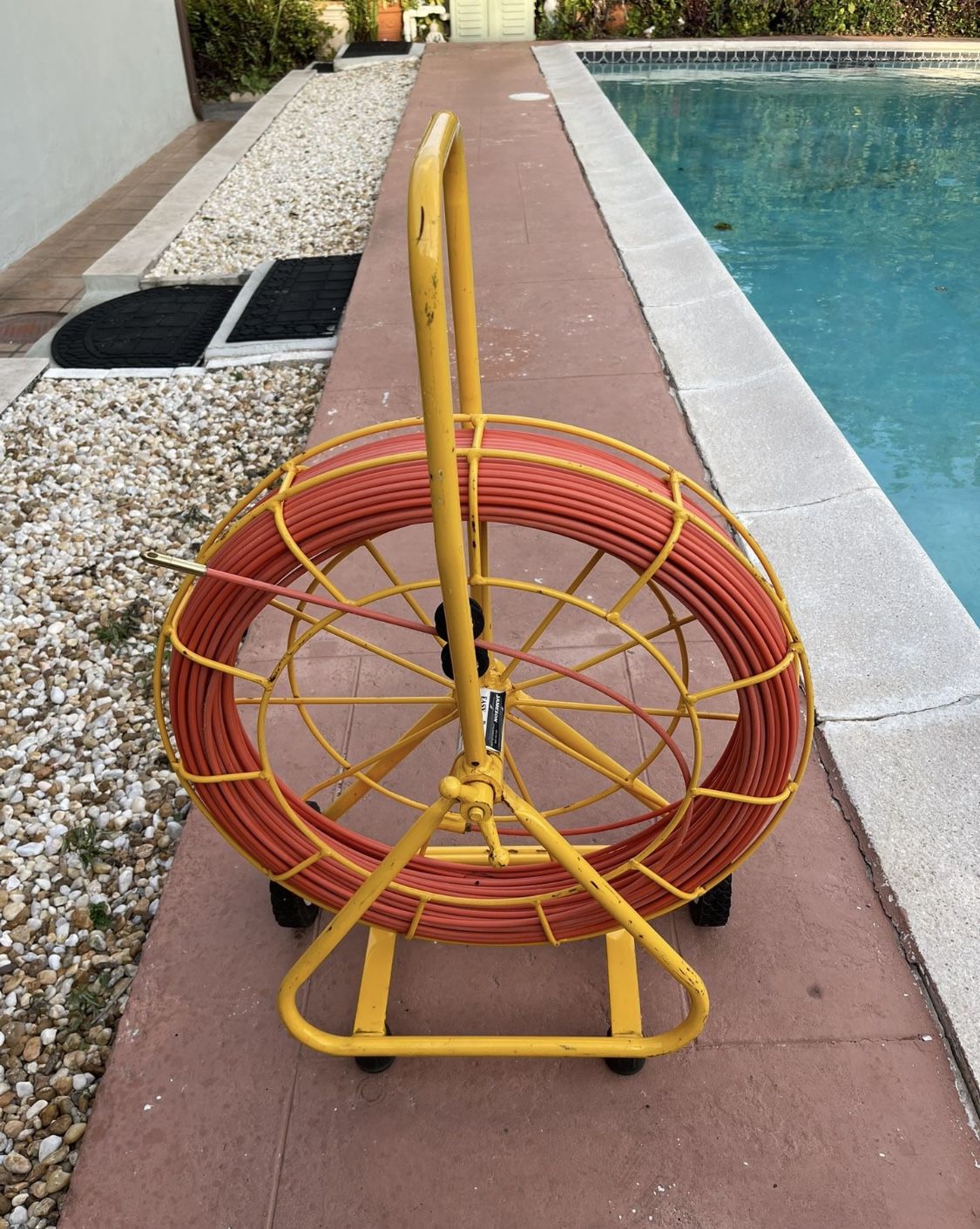 Jameson  Fiberglass  400ft 1/4 Cable Fishing  Duct Rodder 