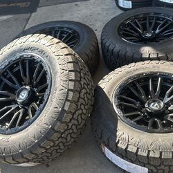 WHEELS FUEL RABEL 20x10 DODGE RAM 8Alugs