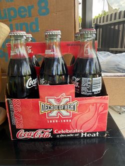 Coca-Cola Miami Heat Decade of Heat 6-Pack Bottles