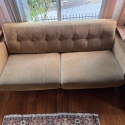 Living Spaces Yellow Couch