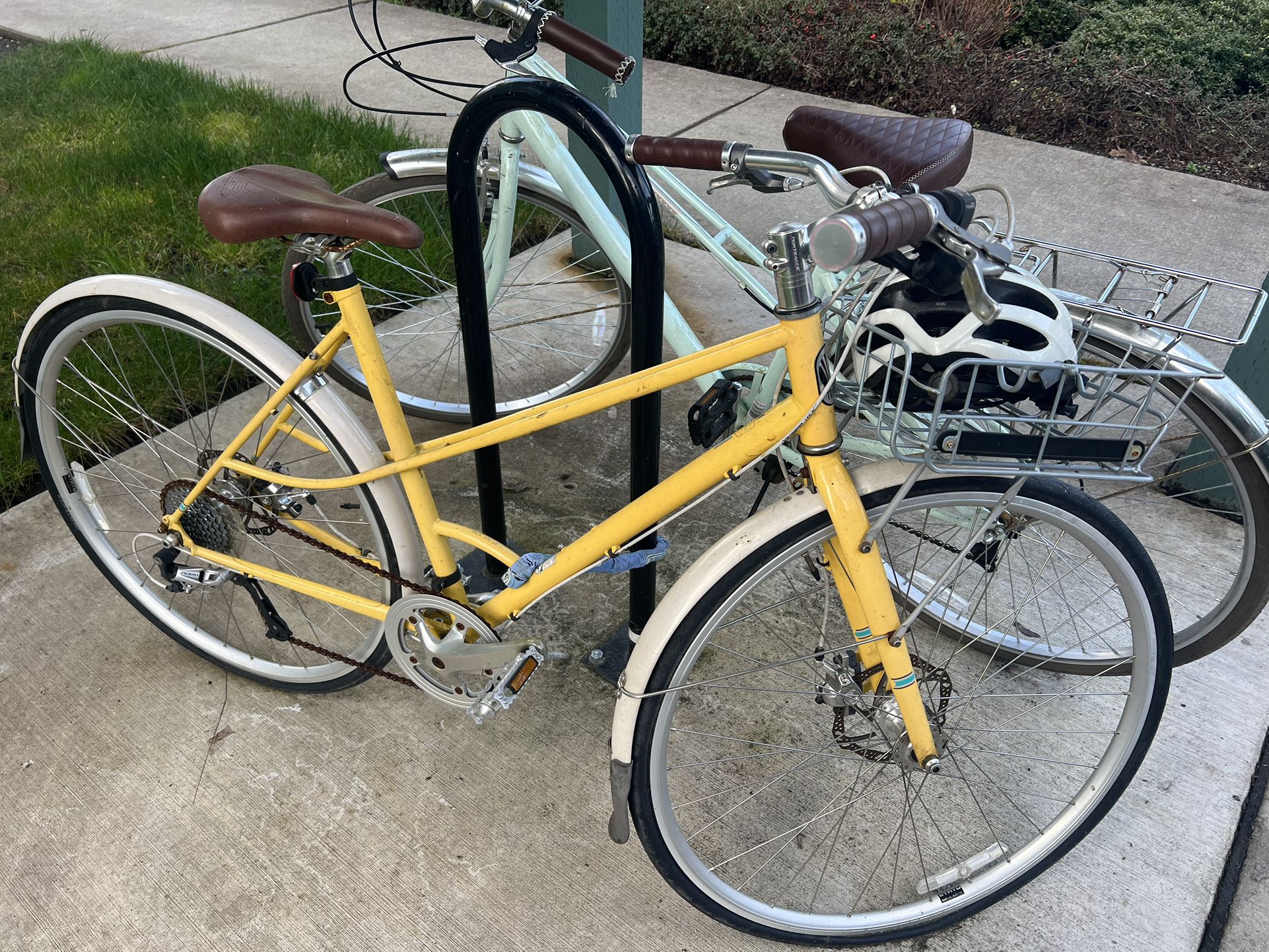 Yellow Cruiser Bike