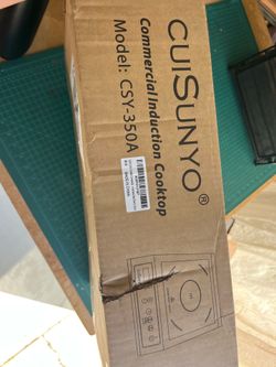 New in box commercial induction cooktop