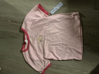 Social Icons Pink Ringer T-Shirt