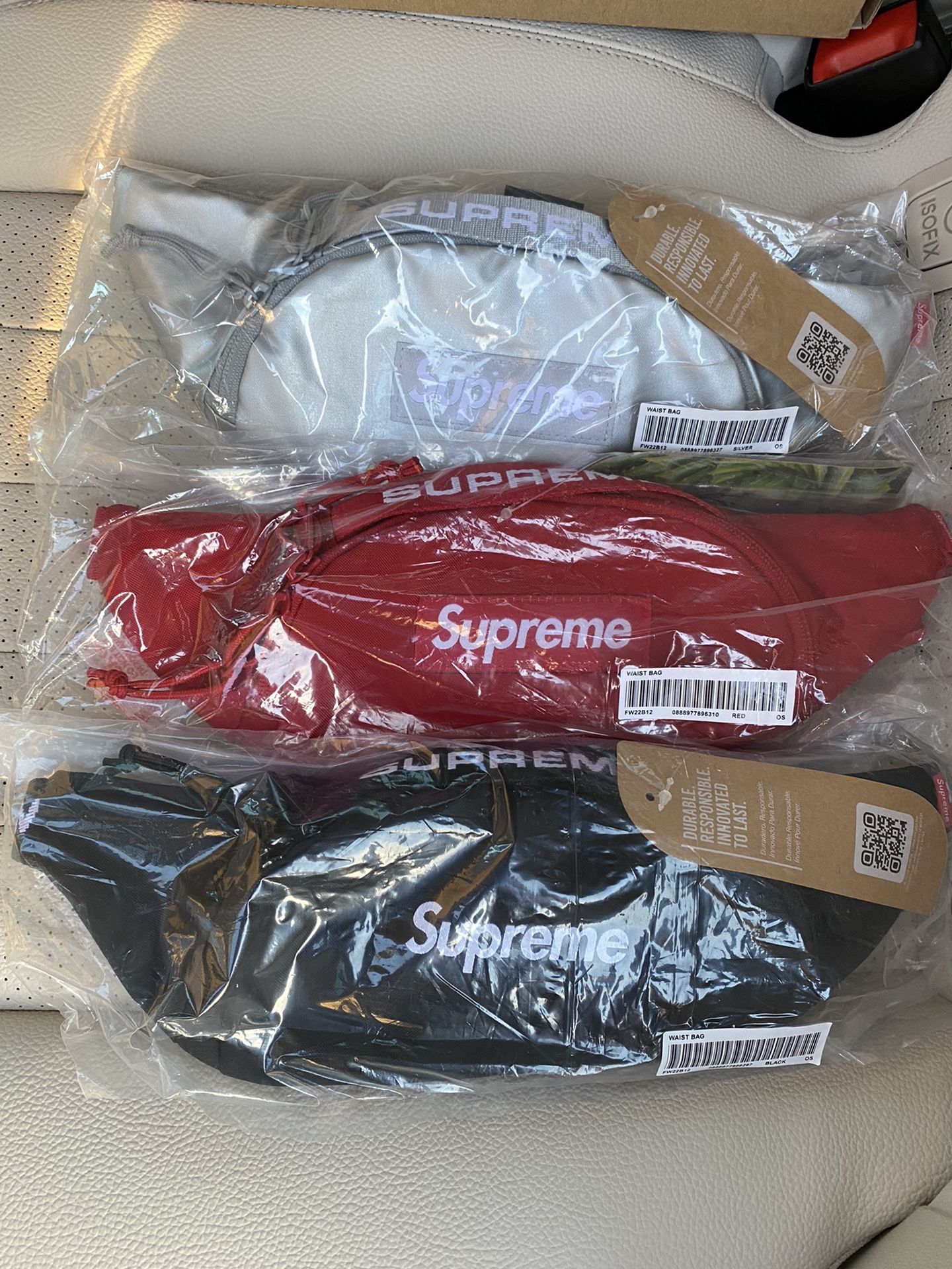 Supreme Bum Bag Waist or Shoulder Authentic w/ receipt 