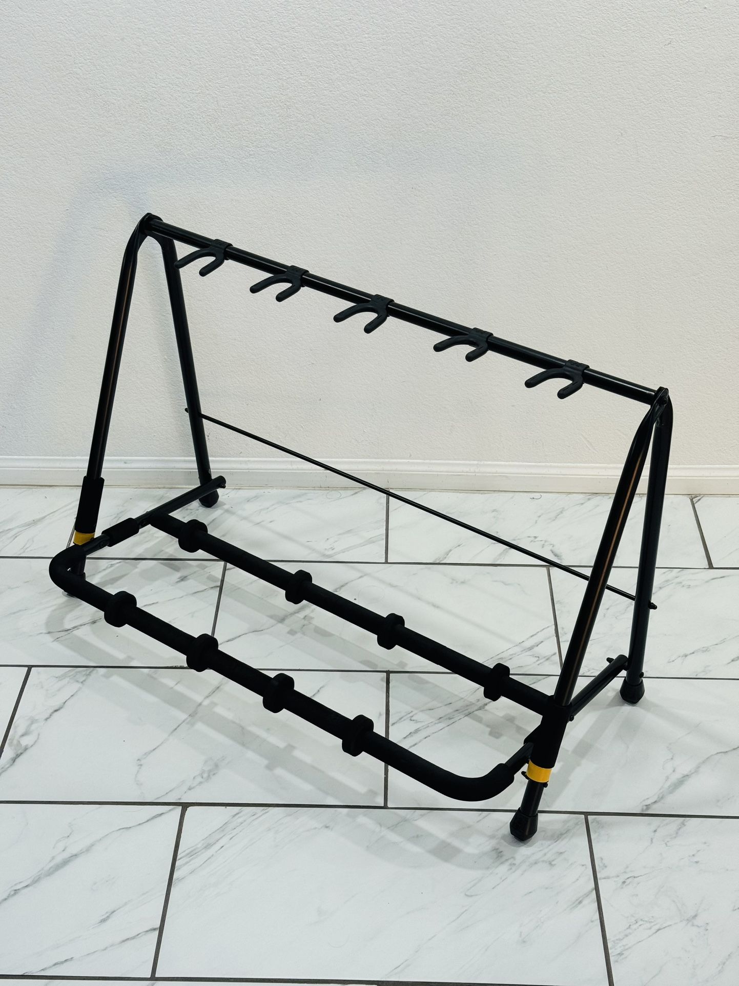 Hercules Multi Guitar Stand, Foldable 5-Holder Rack with Adjustable