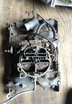 4 barrel intake from 68 lemans with carb