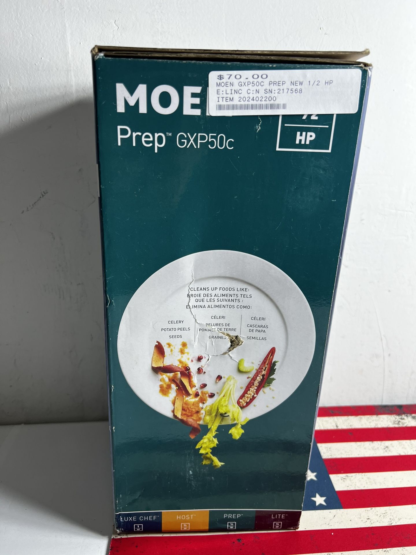 Moen Prep GXP50c 1/2 hp Disposal