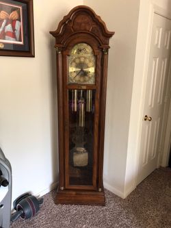 Antique Pearl Grand Father Clock