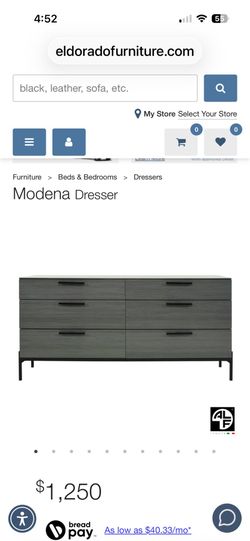 Dresser and nightstand