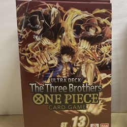 One Piece Card Game: The Three Brothers Ultra Deck Box ST-13 - Sealed - In Hand