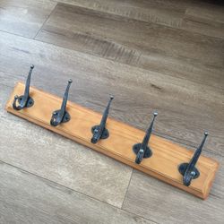 Five Hook Coat Rack