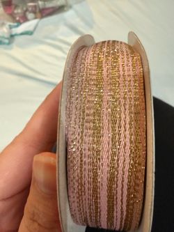 Pink and gold glitter
