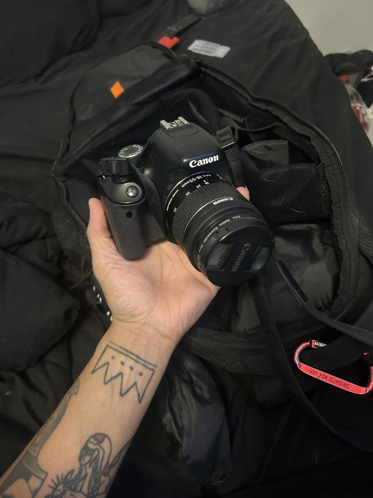 Canon rebel t3i w/lens And Extras