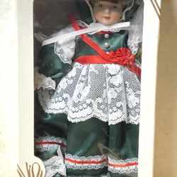 1986 Limited Edition Porcelain Christmas Doll Gorham
