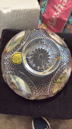 Large Thomas Kincaid porcelain bowl