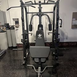 SMITH MACHINE/ PULLEY SYSTEM/ SQUAT RACK/ BENCH/ WEIGHTS/ BARBELL/ GYM EQUIPMENT/ FREE DELIVERY 🚚 