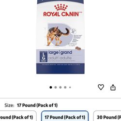 Royal Canin Size Health Nutrition Large Adult Dry Dog Food, 17 lb Bag