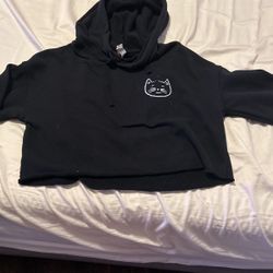 Womans Black Sweatshirt
