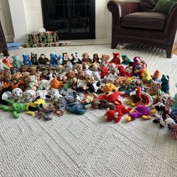 106 Beanie Babies And Majority With Tags