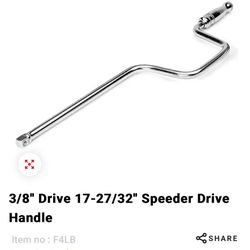 Snap On Tools 3/8 Speeder Handle