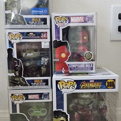 Hulk set funko pops
