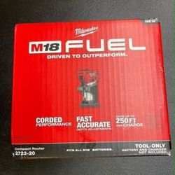 Milwaukee New Router 18v Fuel 