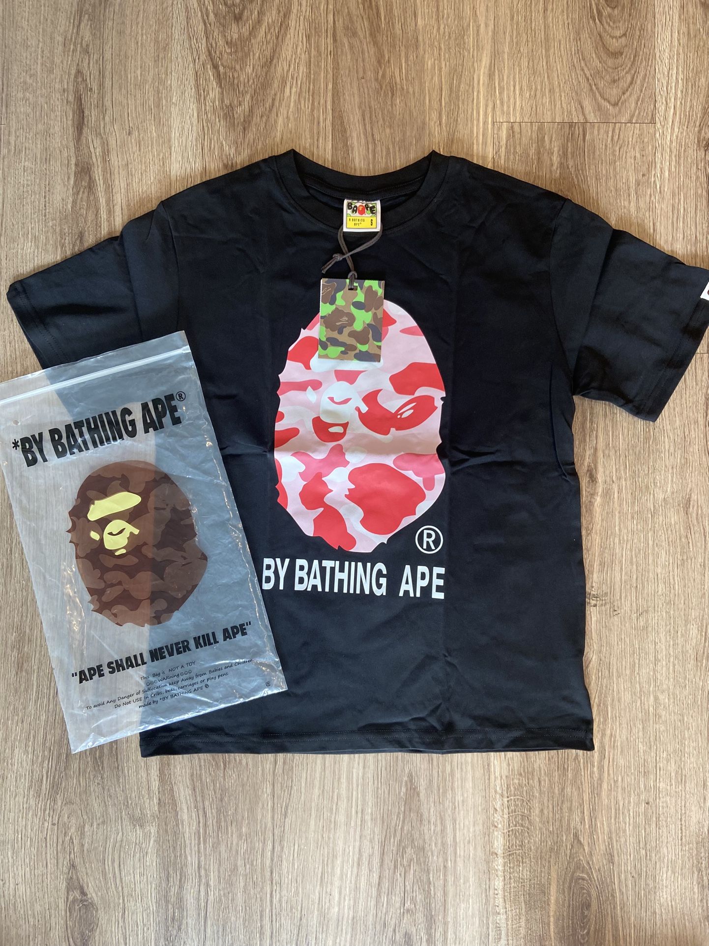 Pink Bape T Shirt