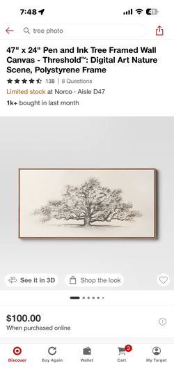 Tree frames Canvas from Target - $60