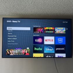 65” Onn Roku TV + Wall Mount ( $200 )