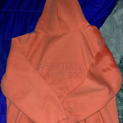 Coral Pink Essentials Hoodie