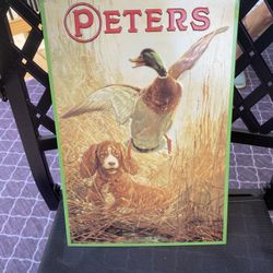 Peter’s Hunting Tin Sign