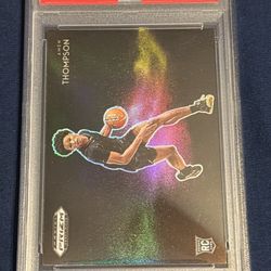 2023 Panini Draft Picks Amen Thompson Rookie Black Color Blast PSA 10
