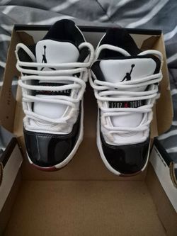Air Jordan 11 Low Black White Sneakers