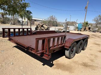 Heavy Duty Trailer With Winch