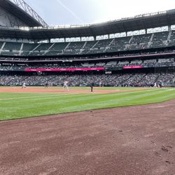 SAT- 5/11- FRONT ROW- Oakland A’s  At Seattle Mariners