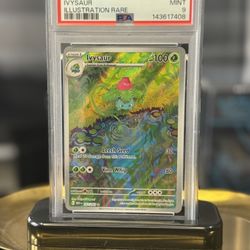 2023 Pokemon 151 Ivysaur 167/165 Illustration Rare PSA 9